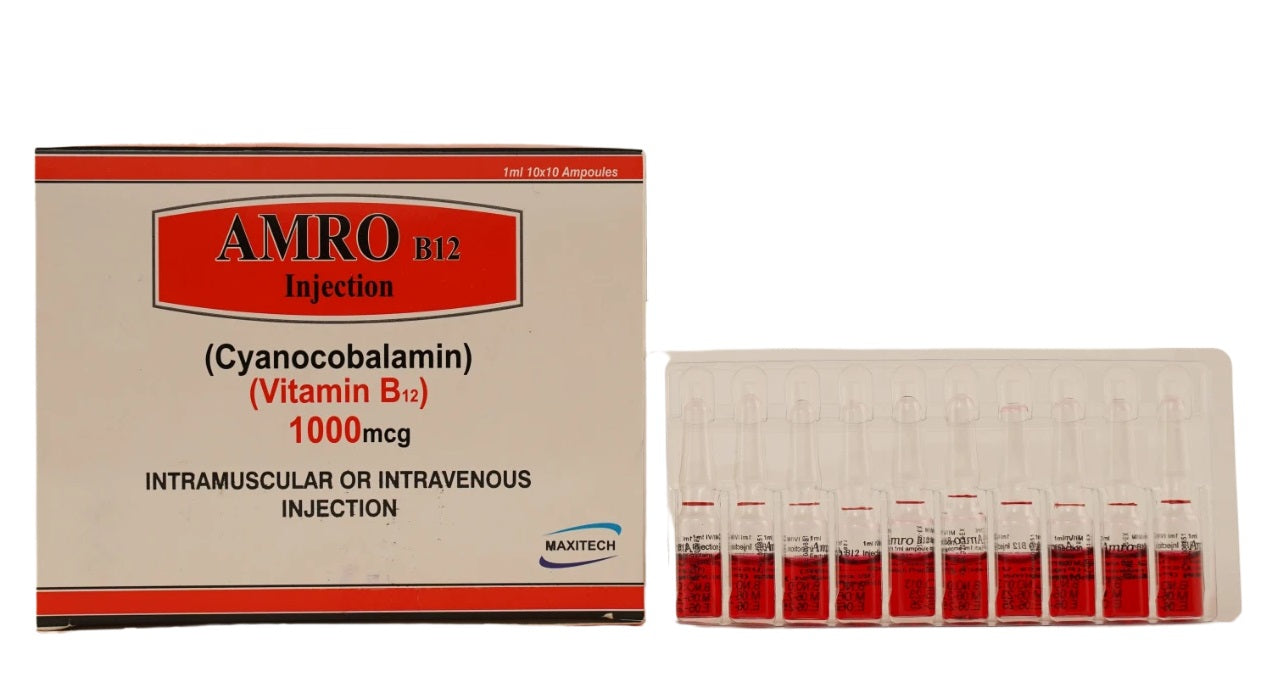 Vitamin B12 1000mg Injection 1ml AMRO | Sarms Ireland UK