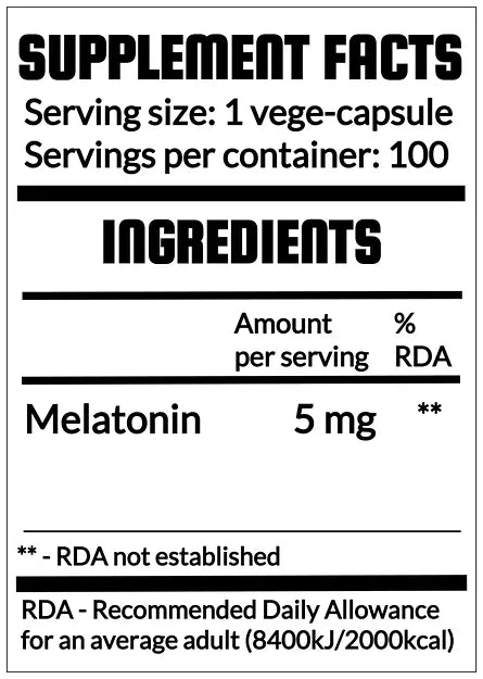 Melatonin 5mg QRP Nutrition | Sarms Ireland