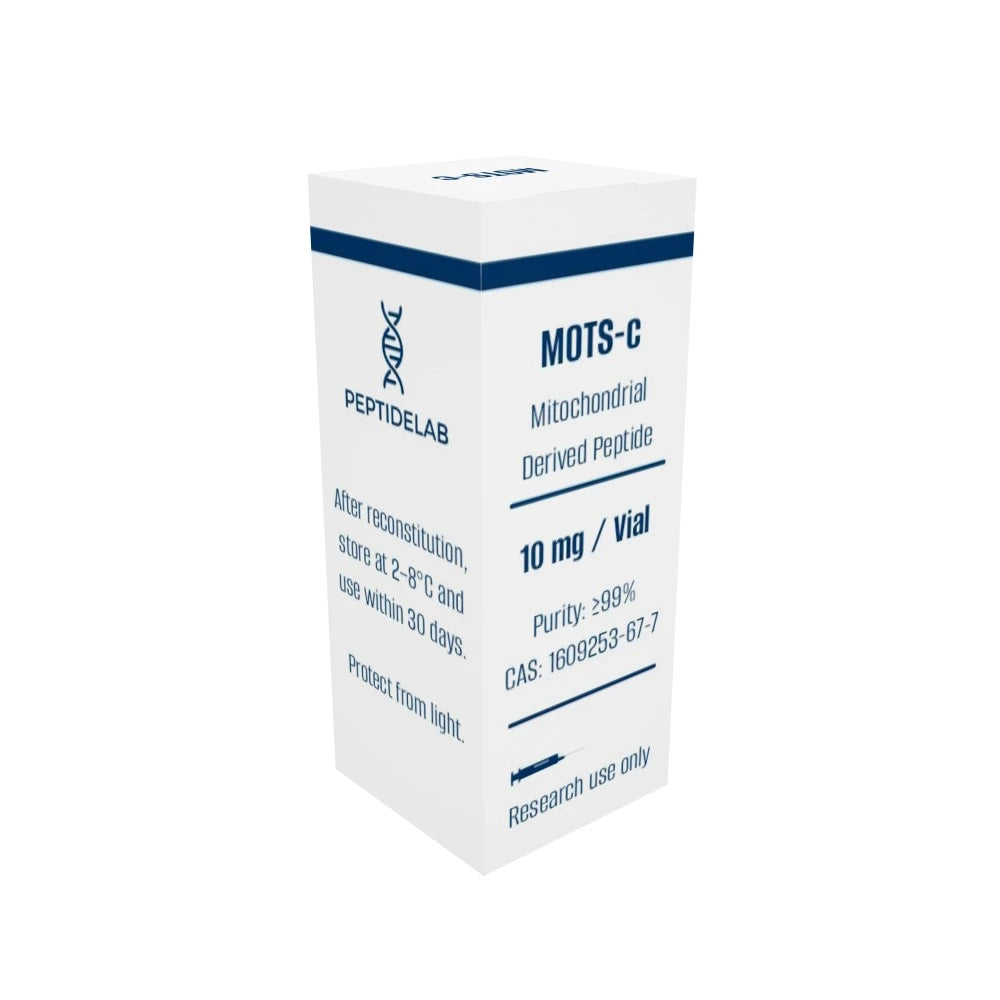 MOTS-C Peptide (10 mg) – High-purity research peptide from PeptideLAB.