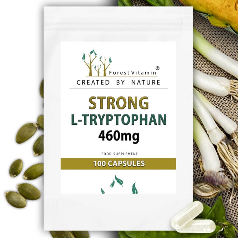L-Tryptophan 460mg Forest Vitamin - 100 capsules | Megapump