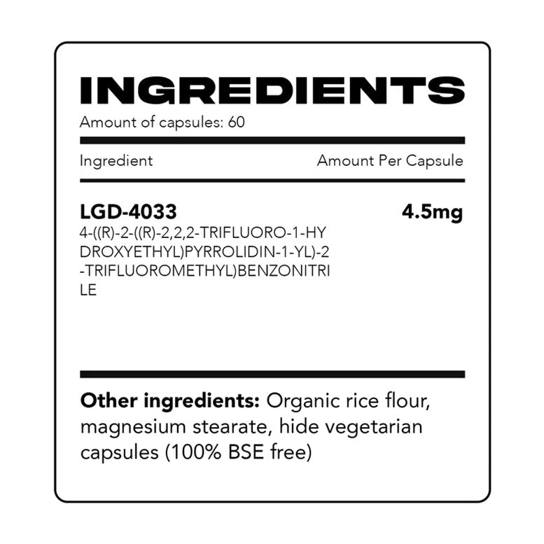 *CLEARANCE* LGD4033 Ligandrol Wartorn Labz 60 capsules