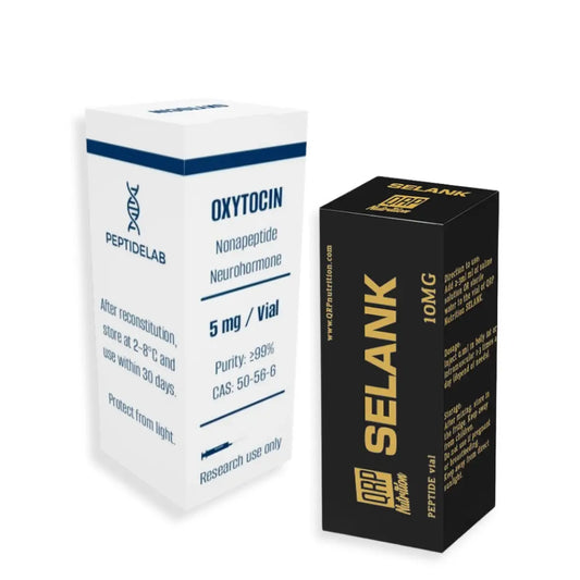 Oxytocin + Selank -  Mood & Cognitive Support Stack PeptideLAB