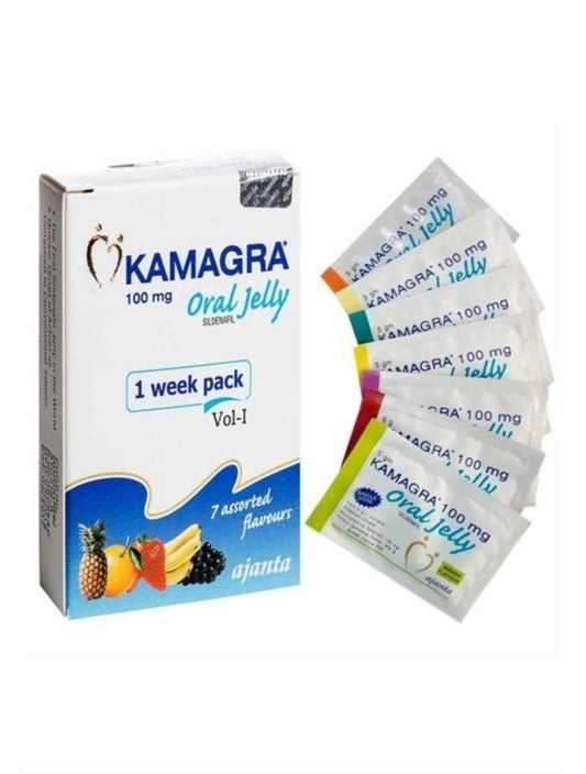 Kamagra Sildenafil Viagra Oral Jelly 100mg 7 pack