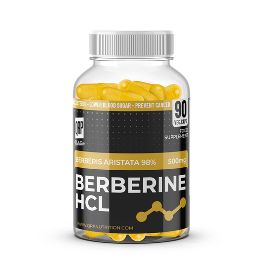 Berberine HCL 500mg 90 veggie capsules QRP Nutrition | Sarms Ireland 